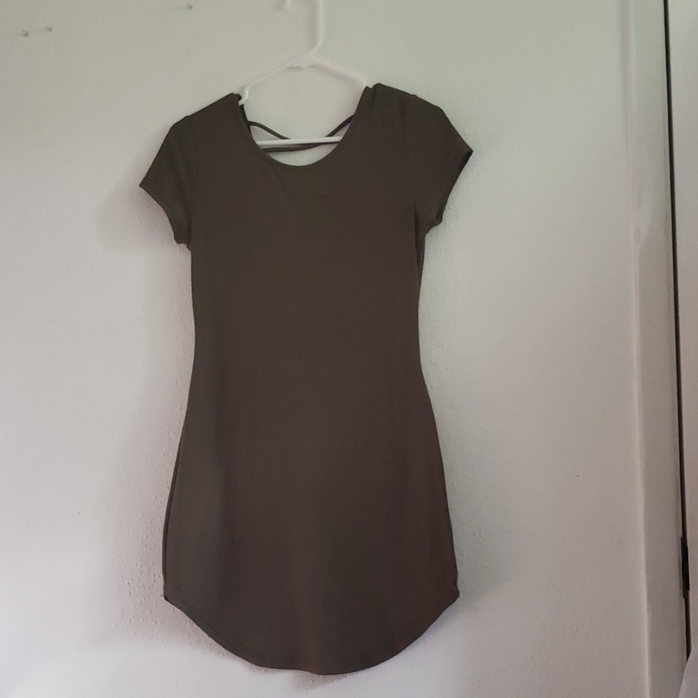 Army green dress